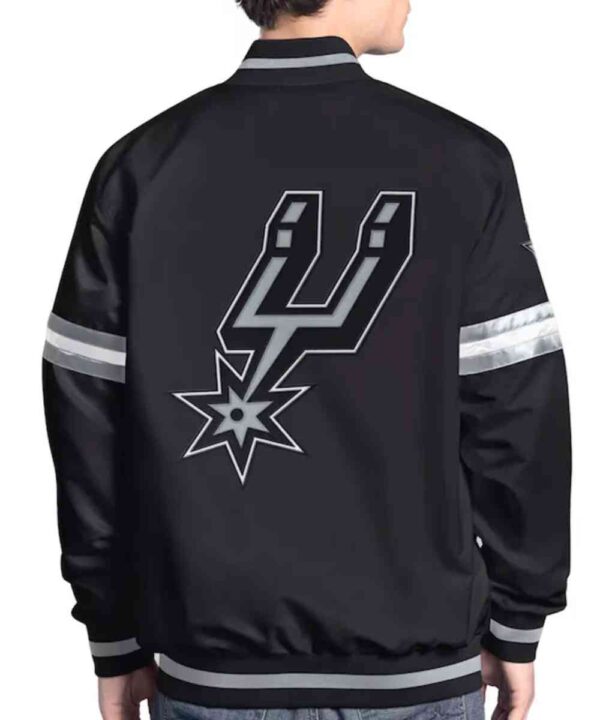 San Antonio Spurs Scout Varsity Satin Jacket