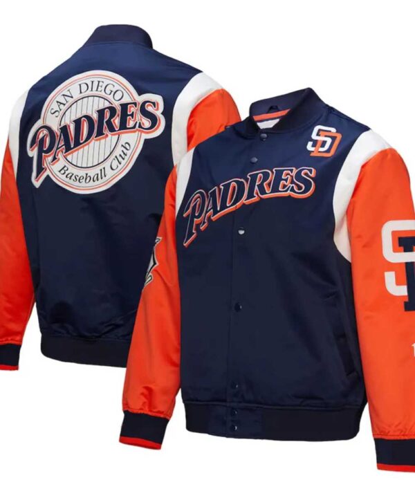 San Diego Padres Cooperstown Team Origins Satin Jacket