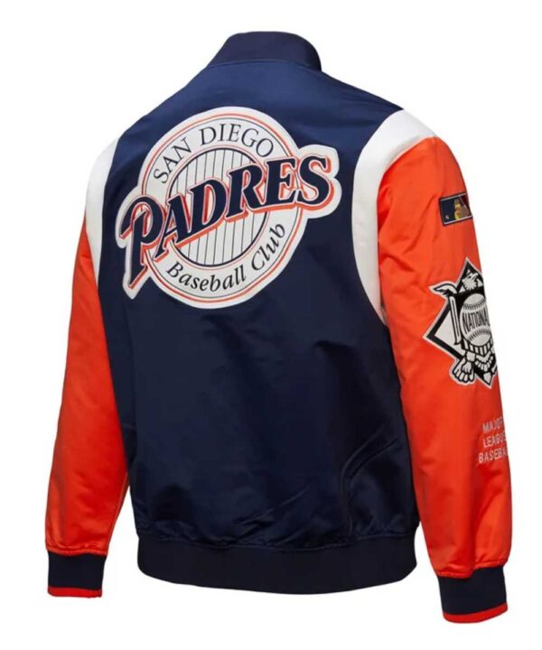 San Diego Padres Cooperstown Team Origins Satin Jacket