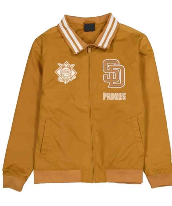 San Diego Padres Logo Select Light Bronze Jacket