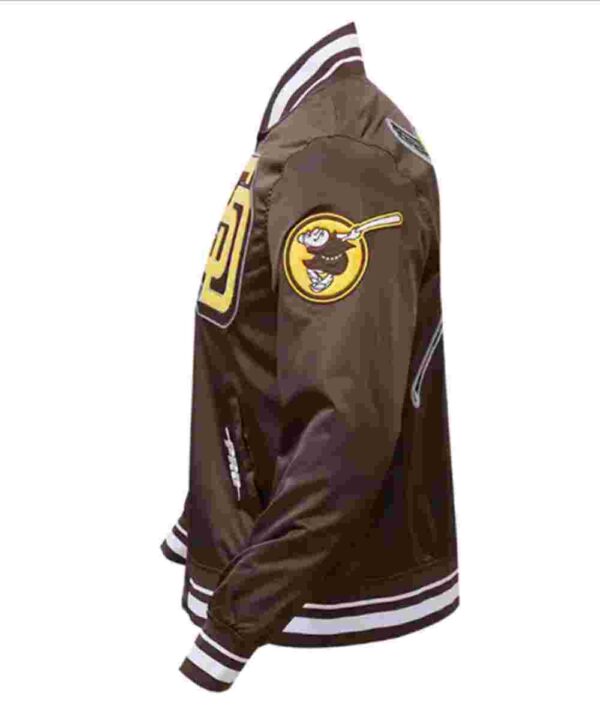 San Diego Padres Mashup Classic Rib Satin Jacket