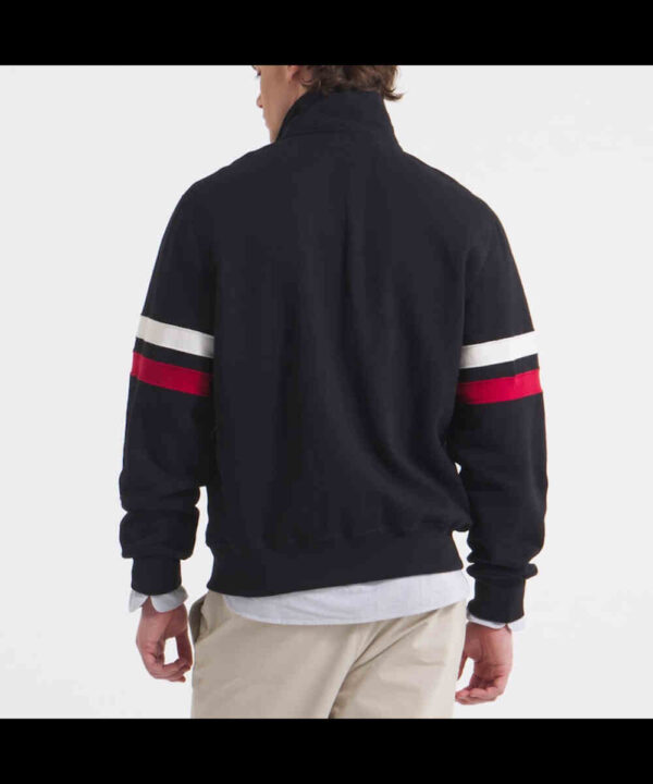 San Francisco 49ers Black Striped Fleece Jacket