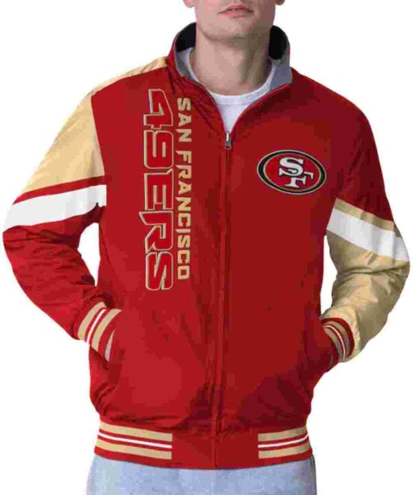 San Francisco 49ers Strong Arm Scarlet Full-Zip Jacket