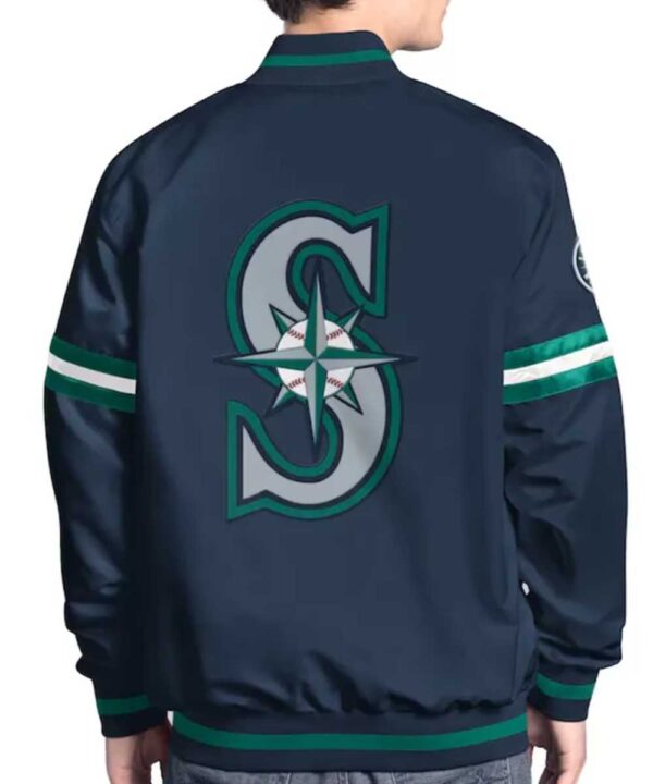 Seattle Mariners Scout Varsity Satin Jacket