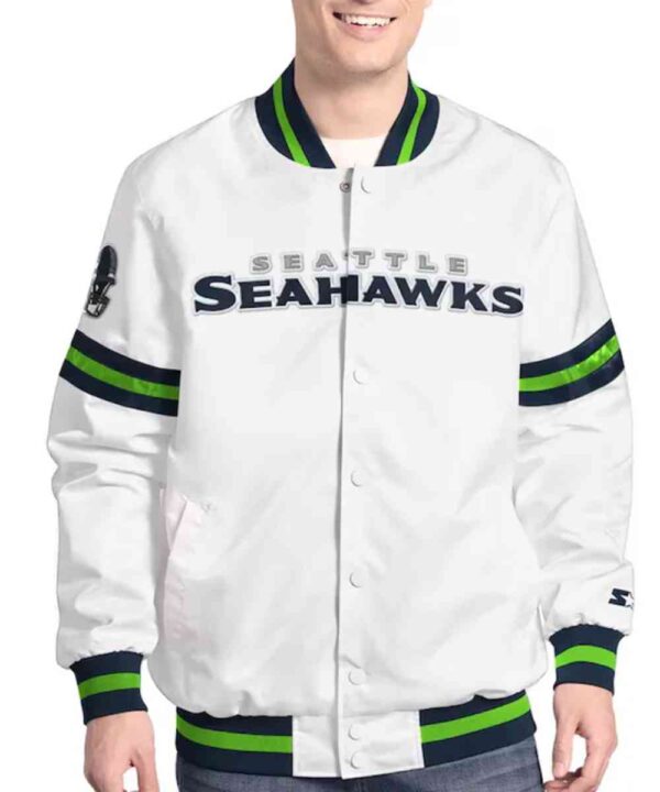 Seattle Seahawks Scout Varsity Satin Jacket