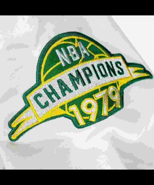 Seattle Supersonics Golden Age White Satin Jacket