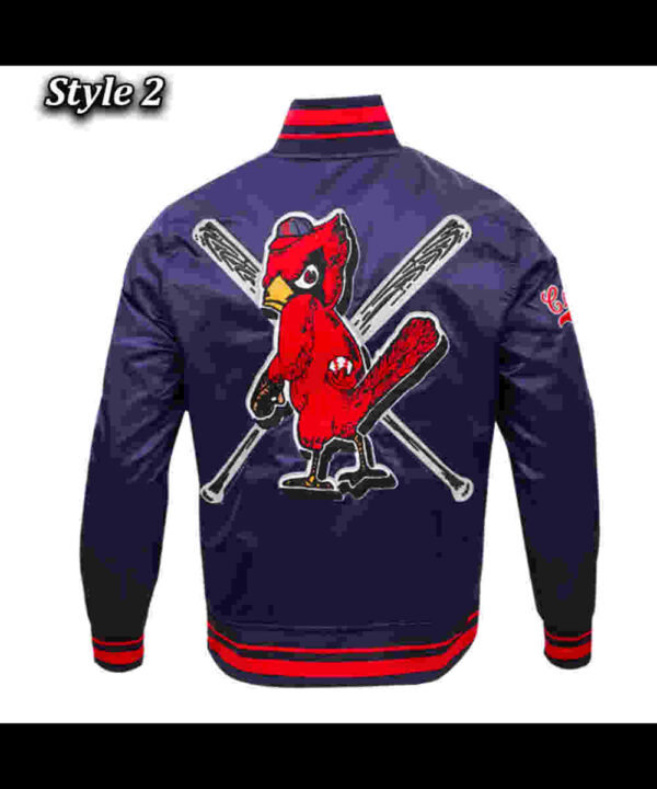 St. Louis Cardinals Mashup Classic Rib Satin Jacket