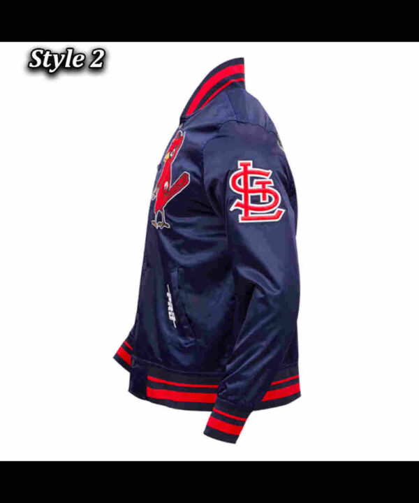 St. Louis Cardinals Mashup Classic Rib Satin Jacket