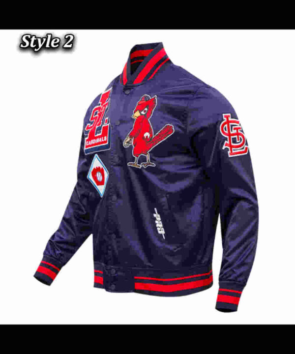 St. Louis Cardinals Mashup Classic Rib Satin Jacket
