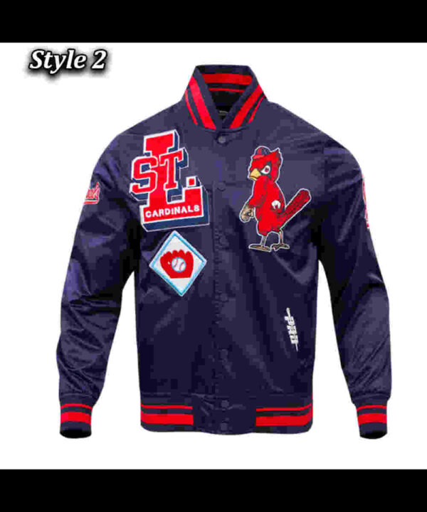 St. Louis Cardinals Mashup Classic Rib Satin Jacket