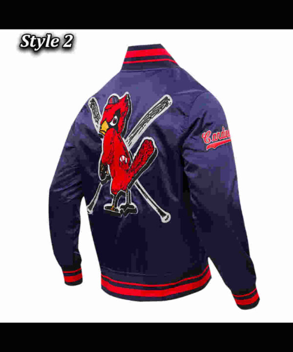 St. Louis Cardinals Mashup Classic Rib Satin Jacket