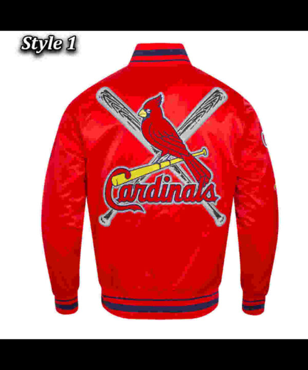 St. Louis Cardinals Mashup Classic Rib Satin Jacket