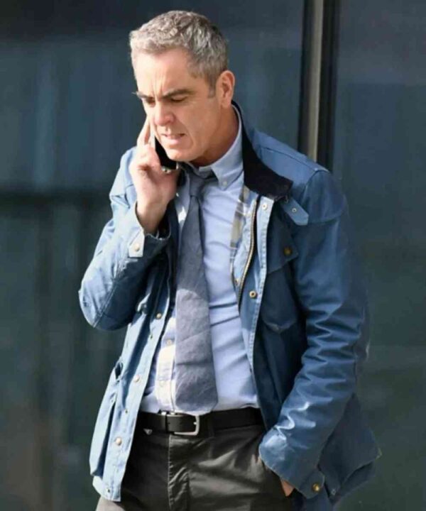 James Nesbitt Stay Close Cotton Blue Jacket