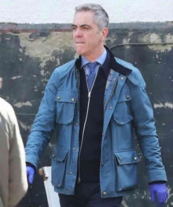 James Nesbitt Stay Close Cotton Blue Jacket