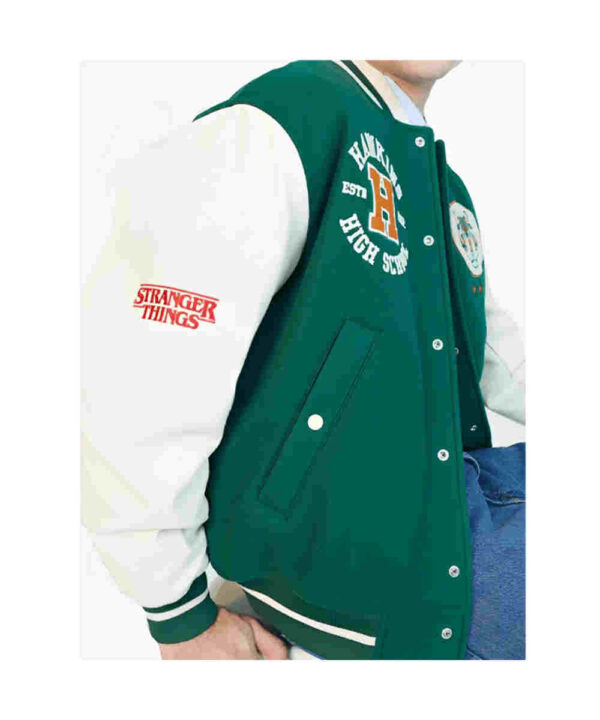 Stranger Things Hawkins Stadium Varsity Jacket