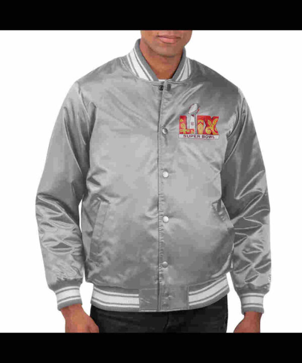 Super Bowl LIX Varsity Satin Jacket