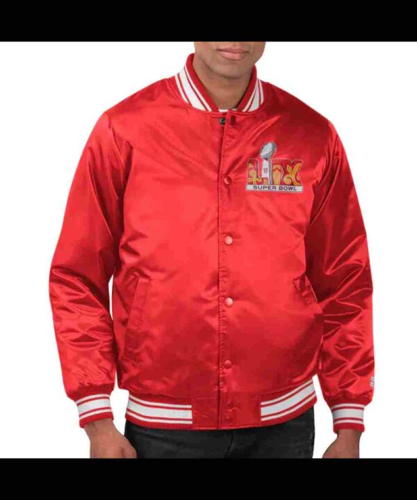Super Bowl LIX Varsity Satin Jacket