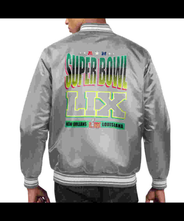 Super Bowl LIX Varsity Satin Jacket