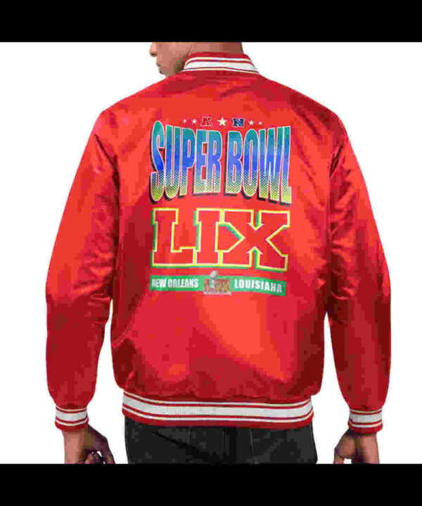 Super Bowl LIX Varsity Satin Jacket