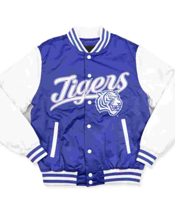 Tennessee State Blue and White Baseball Jacket