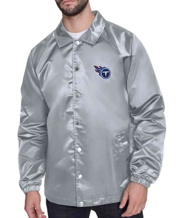 Tennessee Titans Retro Logo Coaches Jacket