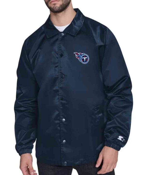 Tennessee Titans Retro Logo Coaches Jacket