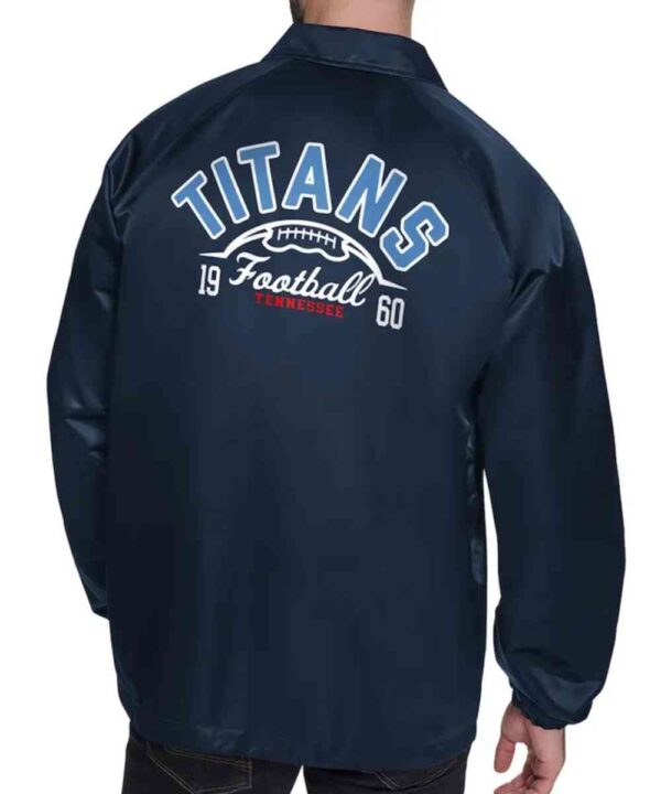 Tennessee Titans Retro Logo Coaches Jacket