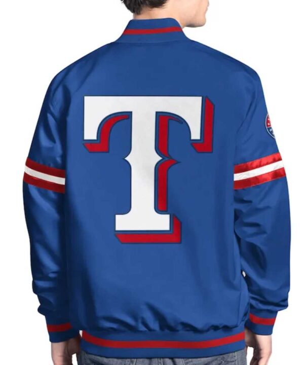 Texas Rangers Scout Varsity Satin Jacket