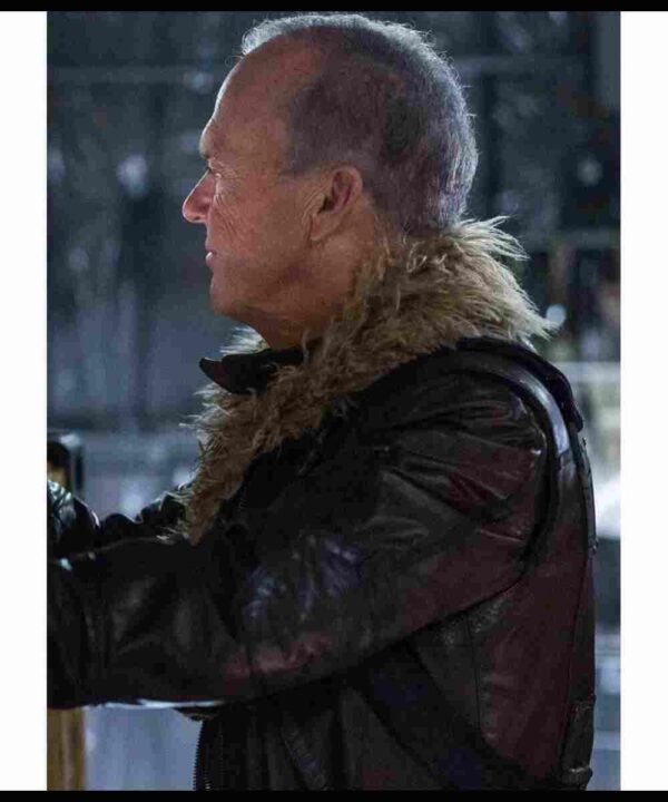 Spiderman Homecoming Michael Keaton Brown Leather Jacket