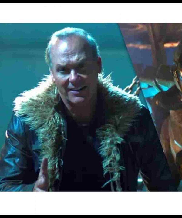 Spiderman Homecoming Michael Keaton Brown Leather Jacket