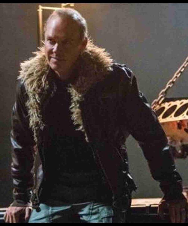 Spiderman Homecoming Michael Keaton Brown Leather Jacket
