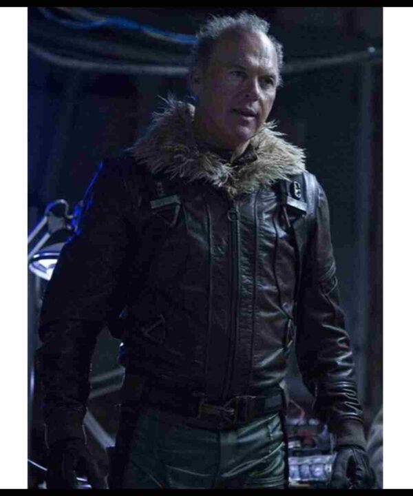 Spiderman Homecoming Michael Keaton Brown Leather Jacket