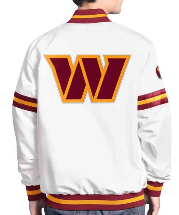 Washington Commanders Scout Varsity Satin Jacket