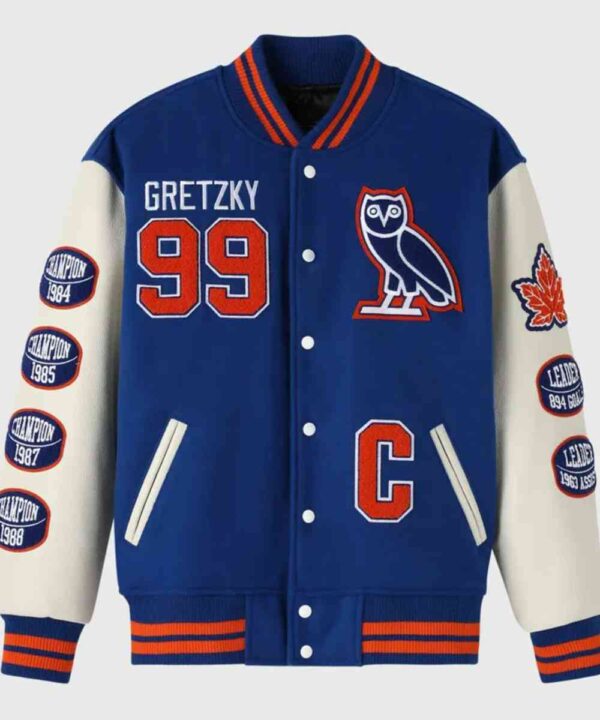 Gretzky The Great One OVO Varsity Jacket
