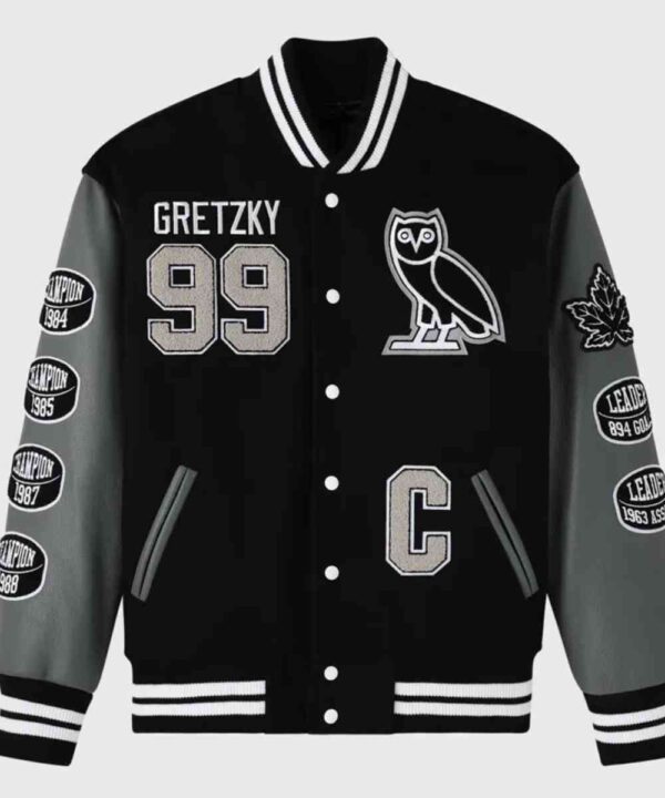 Gretzky The Great One OVO Varsity Jacket