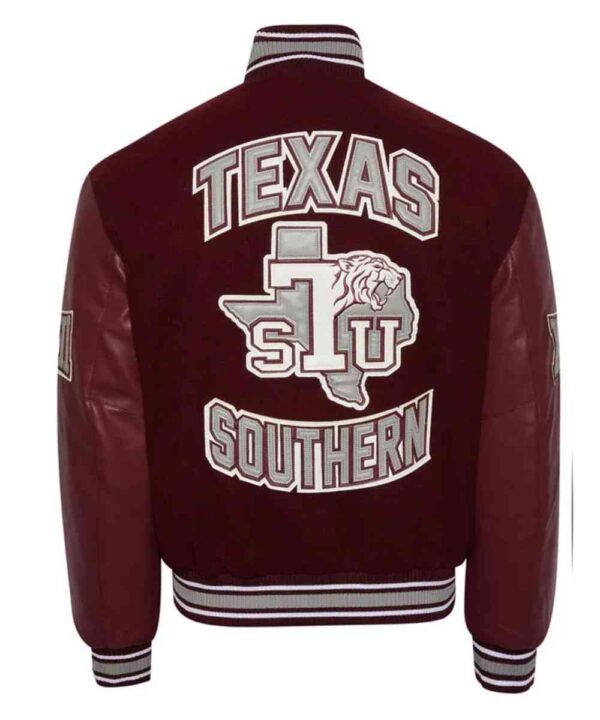 Women’s Texas Southern University Cropped Varsity Jacket