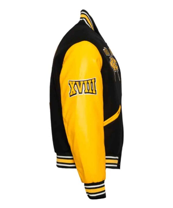 Alabama State University Black and Gold Varsity Jacket - Forever Jackets