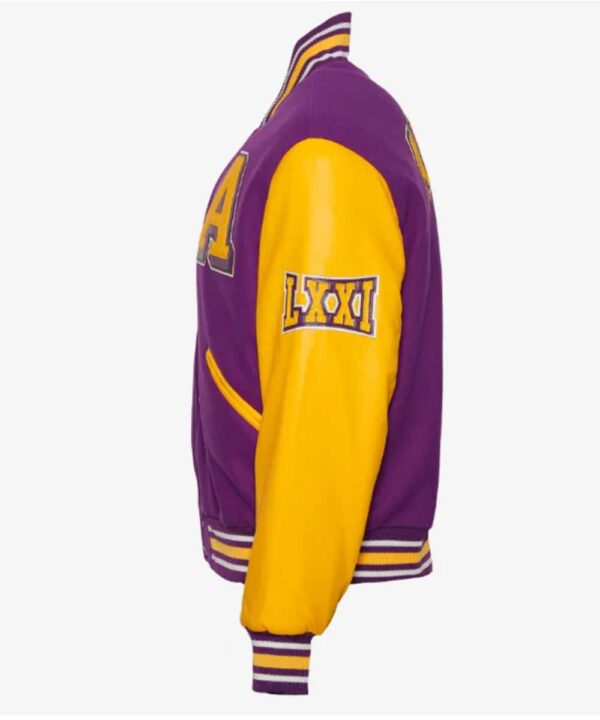 Alcorn State University Purple and Gold Varsity Jacket - Forever Jackets