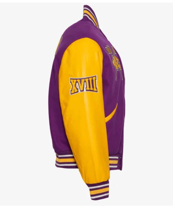 Alcorn State University Purple and Gold Varsity Jacket - Forever Jackets