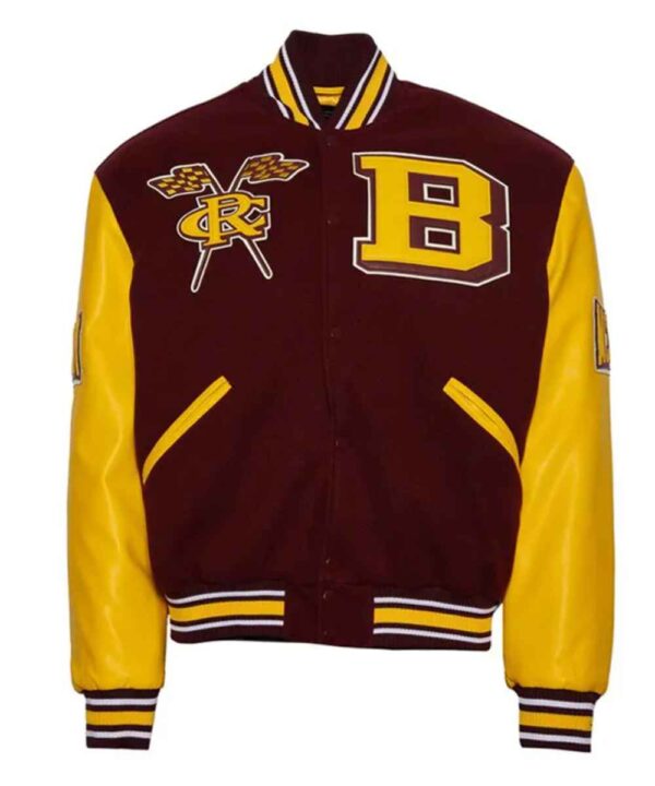 Bethune Cookman University Maroon and Gold Varsity Jacket - Forever Jackets
