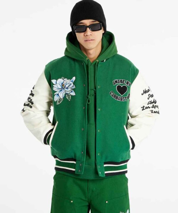 Bomber Awake NY x Carhartt WIP Teddy Jacket - Forever Jackets