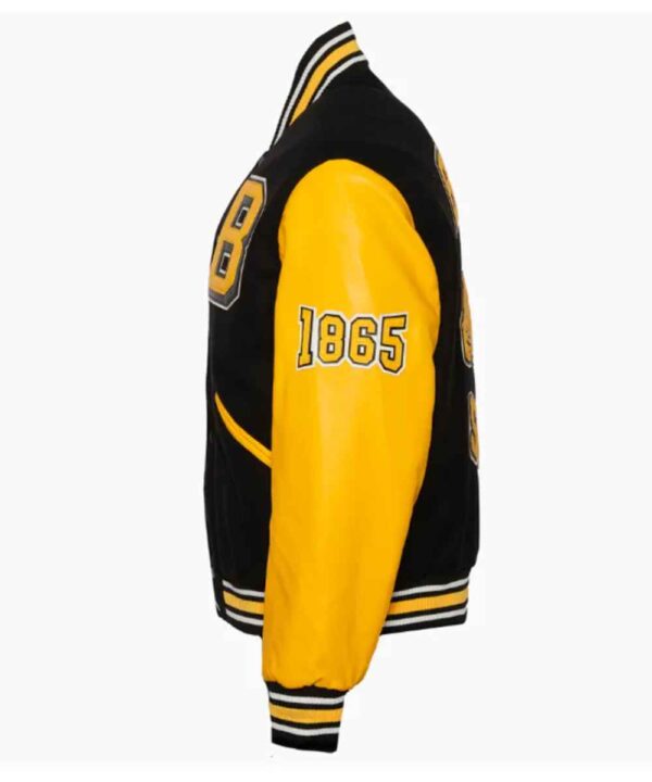 Bowie State University Black and Gold Varsity Jacket - Forever Jackets