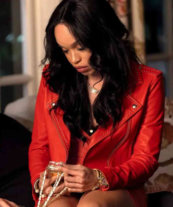 Cleopatra Coleman Clipped Leather Jacket - Forever Jackets