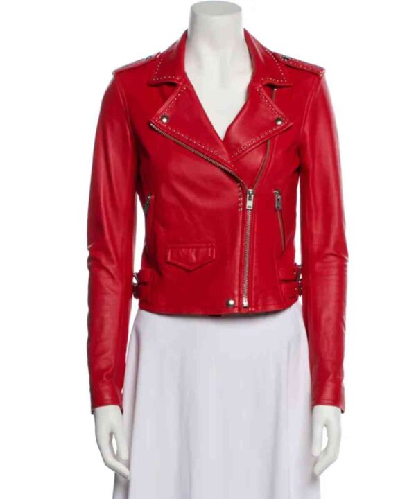 Cleopatra Coleman Clipped Leather Jacket - Forever Jackets