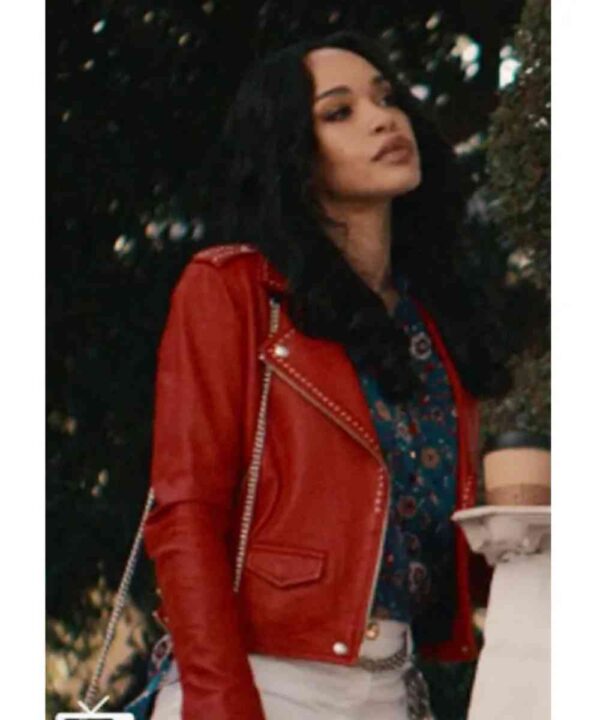 Cleopatra Coleman Clipped Leather Jacket - Forever Jackets