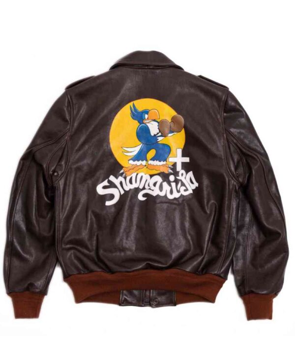 Don Gentile A-2 Hand Painted Testa di Moro Flight Jacket - Forever jackets