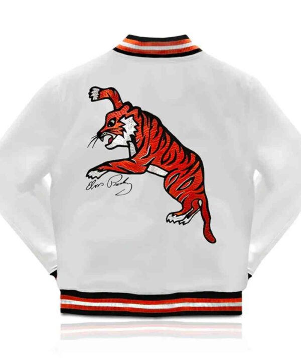 Elvis Presley White Tiger Jacket - Forever Jackets