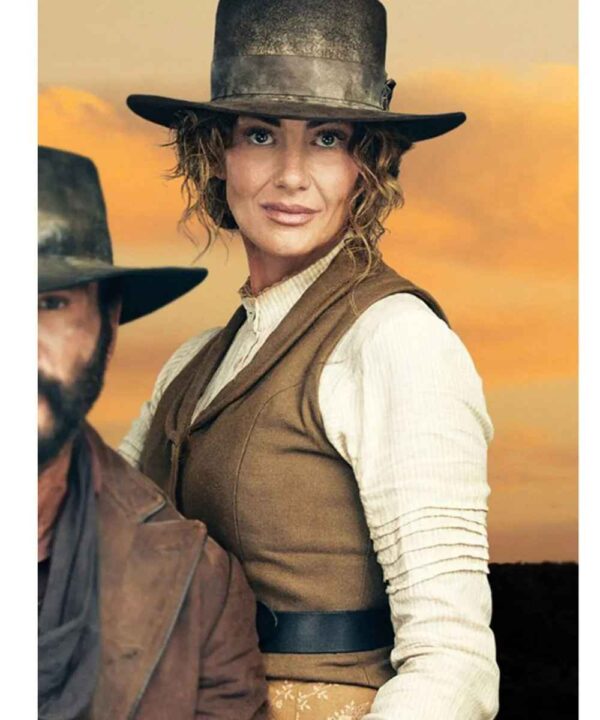 Faith Hill 1883 Brown Vest - Forever Jackets