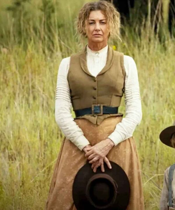 Faith Hill 1883 Brown Vest - Forever Jackets