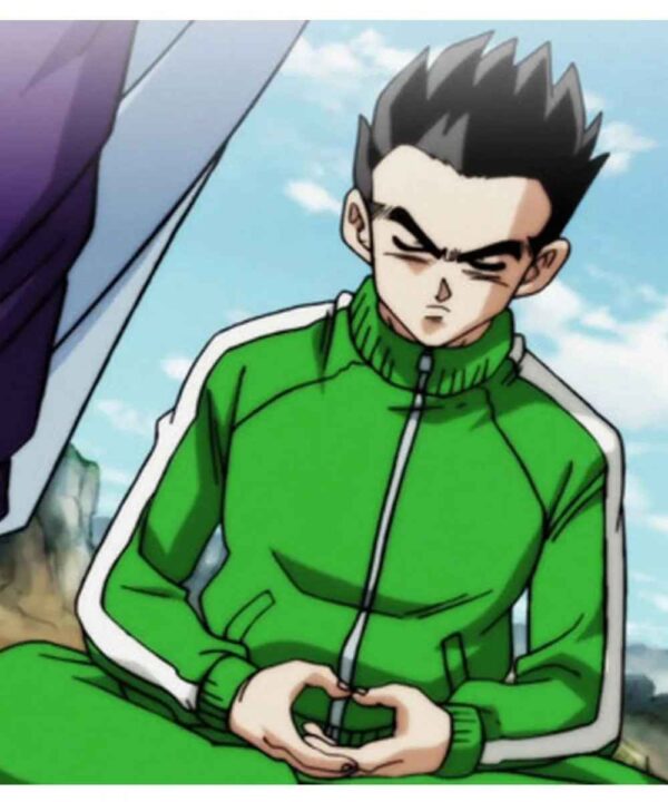 Gohan Dragon Ball Super Track Green Jacket - Forever Jackets